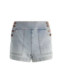 Alice and Olivia SHORTS*DONALD JEAN SHORT CAROLINA BLUE