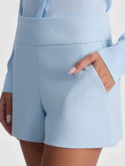 Alice and Olivia SHORTS*DONALD SHORT EMPRESS BLOOM OFF WHITE