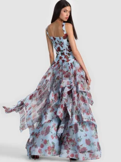 Alice and Olivia MAXI*DOROTHEA PRINTED BALLGOWN