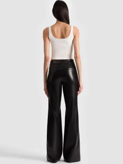Alice and Olivia VEGAN*DYLAN VEGAN PANT WHITE