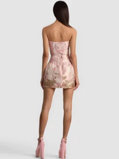 Alice and Olivia MINI*ELLA DROP WAIST MINI SKIRT