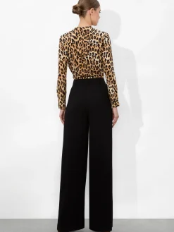 Alice and Olivia ANDREW PANT|JADE MESH BUTTON DOWN*ELOISE BUTTON DOWN