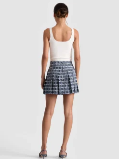 Alice and Olivia MINI*EMILIE MINI SKIRT BLACK