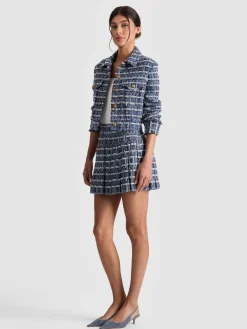 Alice and Olivia MINI*EMILIE MINI SKIRT BLACK