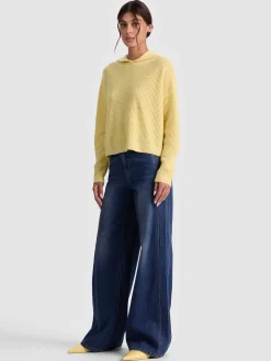 Alice and Olivia PULLOVERS*EMMANUELLE CASHMERE HOODIE ECRU