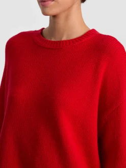 Alice and Olivia PULLOVERS*ENSLEY CREWNECK PERFECT RUBY