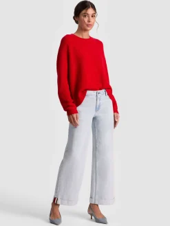 Alice and Olivia PULLOVERS*ENSLEY CREWNECK PERFECT RUBY