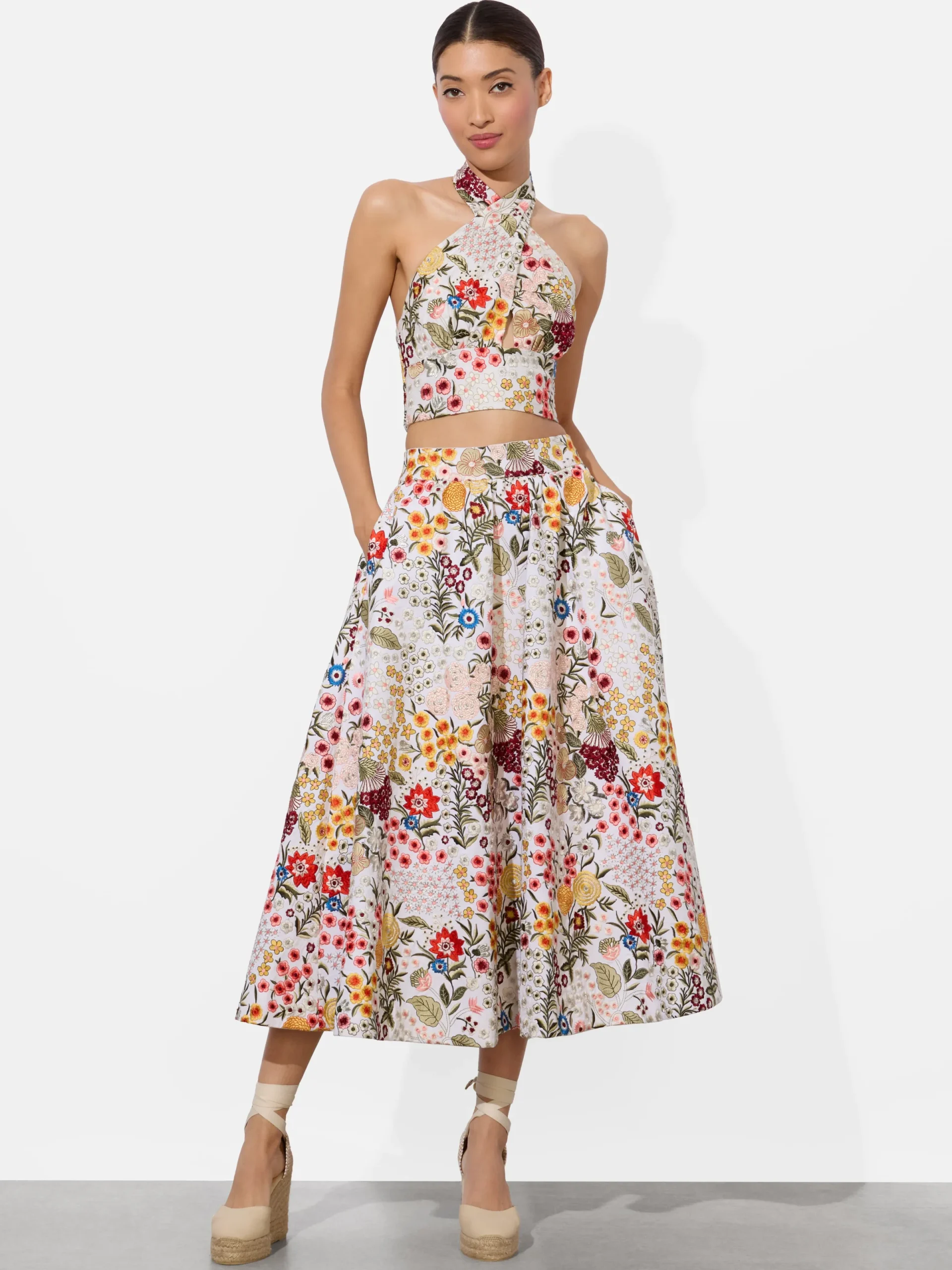 Alice and Olivia CROP TOPS*EVELINA CROP TOP