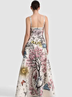 Alice and Olivia MAXI*FIA EMBELLISHED MAXI GOWN