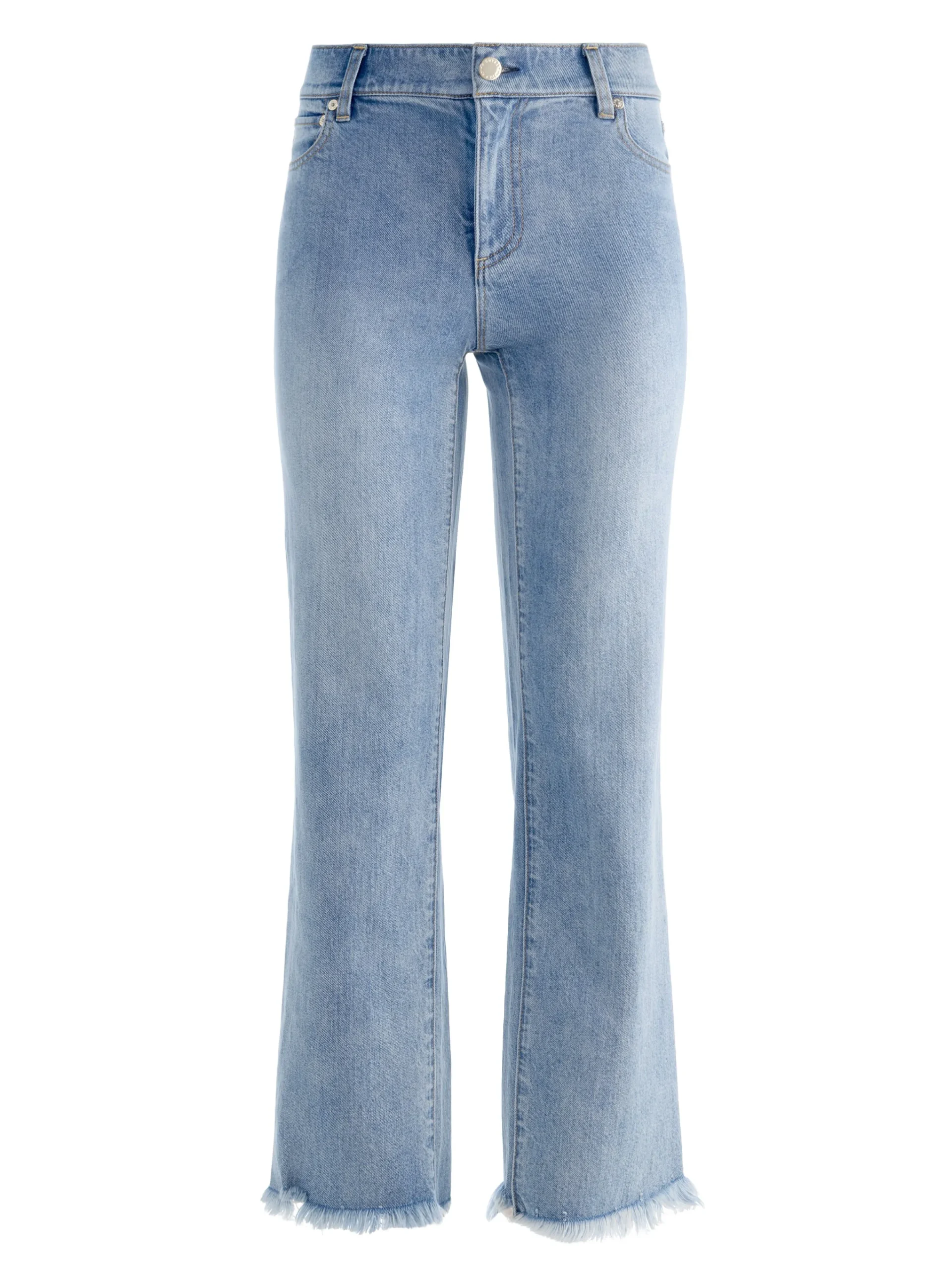 Alice and Olivia JEANS*FIERCE JEAN SOFT WHITE