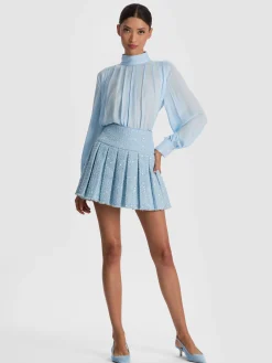 Alice and Olivia BLOUSES*GERTRUDE BLOUSE OFF WHITE