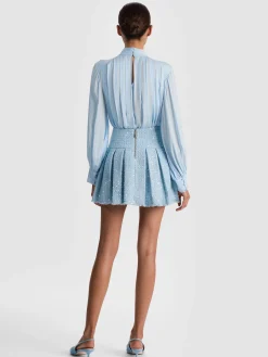 Alice and Olivia BLOUSES*GERTRUDE BLOUSE OFF WHITE