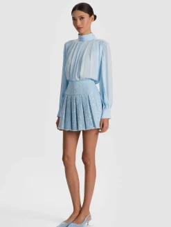 Alice and Olivia BLOUSES*GERTRUDE BLOUSE OFF WHITE