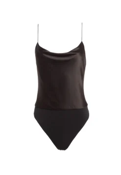 Alice and Olivia BODYSUITS*HARMON BODYSUIT ALMOND