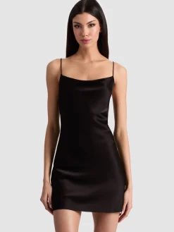 Alice and Olivia MINI*HARMONY SLIP DRESS BLACK