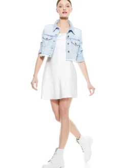 Alice and Olivia MINI*HARMONY SLIP DRESS BLACK