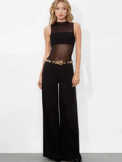 Alice and Olivia BAGS + ACCESSORIES*HAYDEN BUCKLE BELT CAMEL/BLACK