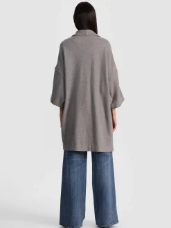 Alice and Olivia COATS*HESTER OPEN FRONT COAT BLACK