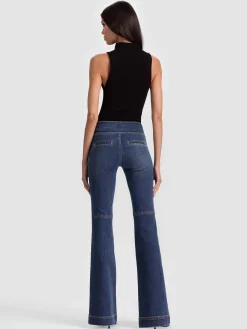 Alice and Olivia JEANS*HOT JEAN DANICA DARK INDIGO
