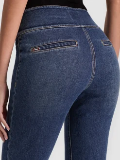 Alice and Olivia JEANS*HOT JEAN DANICA DARK INDIGO