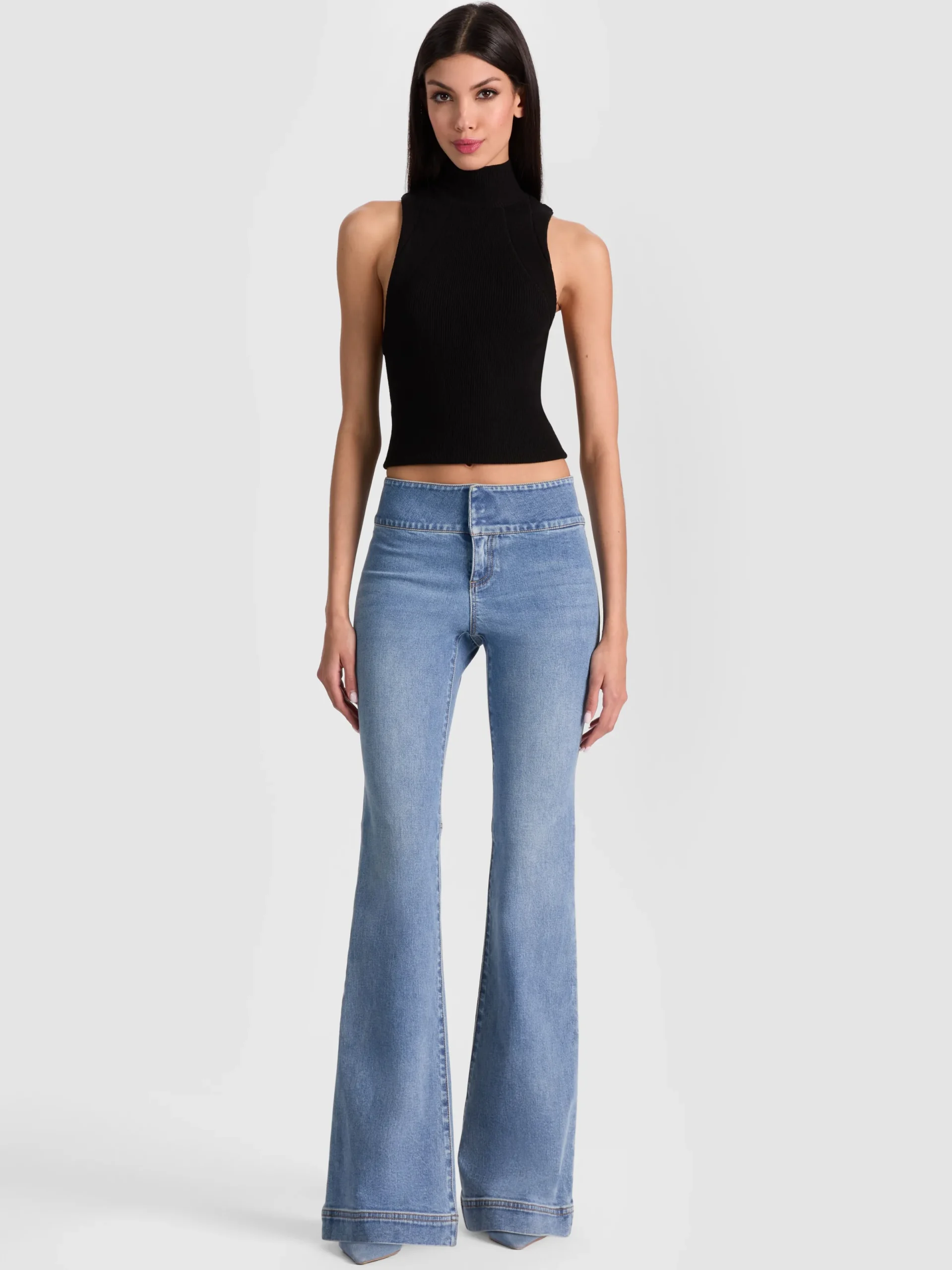 Alice and Olivia JEANS*HOT JEAN GREY MINERAL