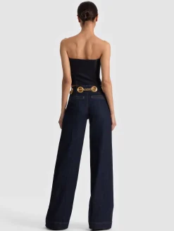 Alice and Olivia JEANS*JASPER CHAIN BELT JEAN