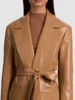 Alice and Olivia VEGAN*JIMMY VEGAN COAT SAGE