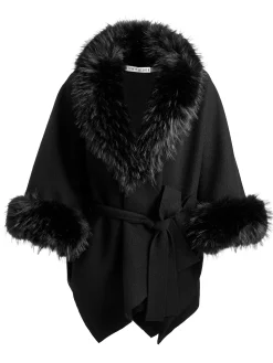 Alice and Olivia ANDREW PANT|JADE MESH BUTTON DOWN*JOANNE SWEATER COAT ECRU