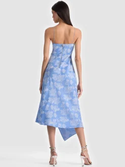 Alice and Olivia MIDI*JULIETTA MIDI SLIP DRESS