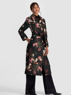 Alice and Olivia COATS*KARLEY WRAP COAT