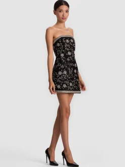 Alice and Olivia MINI*KATIA EMBELLISHED MINI GOWN