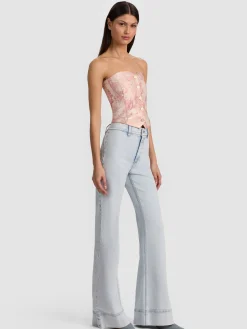 Alice and Olivia VESTS*KELCEY STRAPLESS VEST