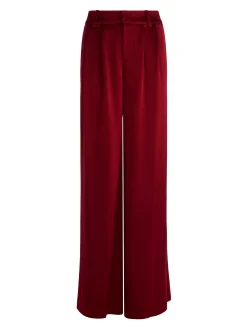 Alice and Olivia WIDE LEG*KENNEDY TROUSER SOFT WHITE