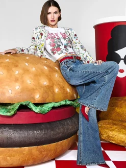 Alice and Olivia CROPPED JACKETS*KIDMAN EMBELLISHED JACKET