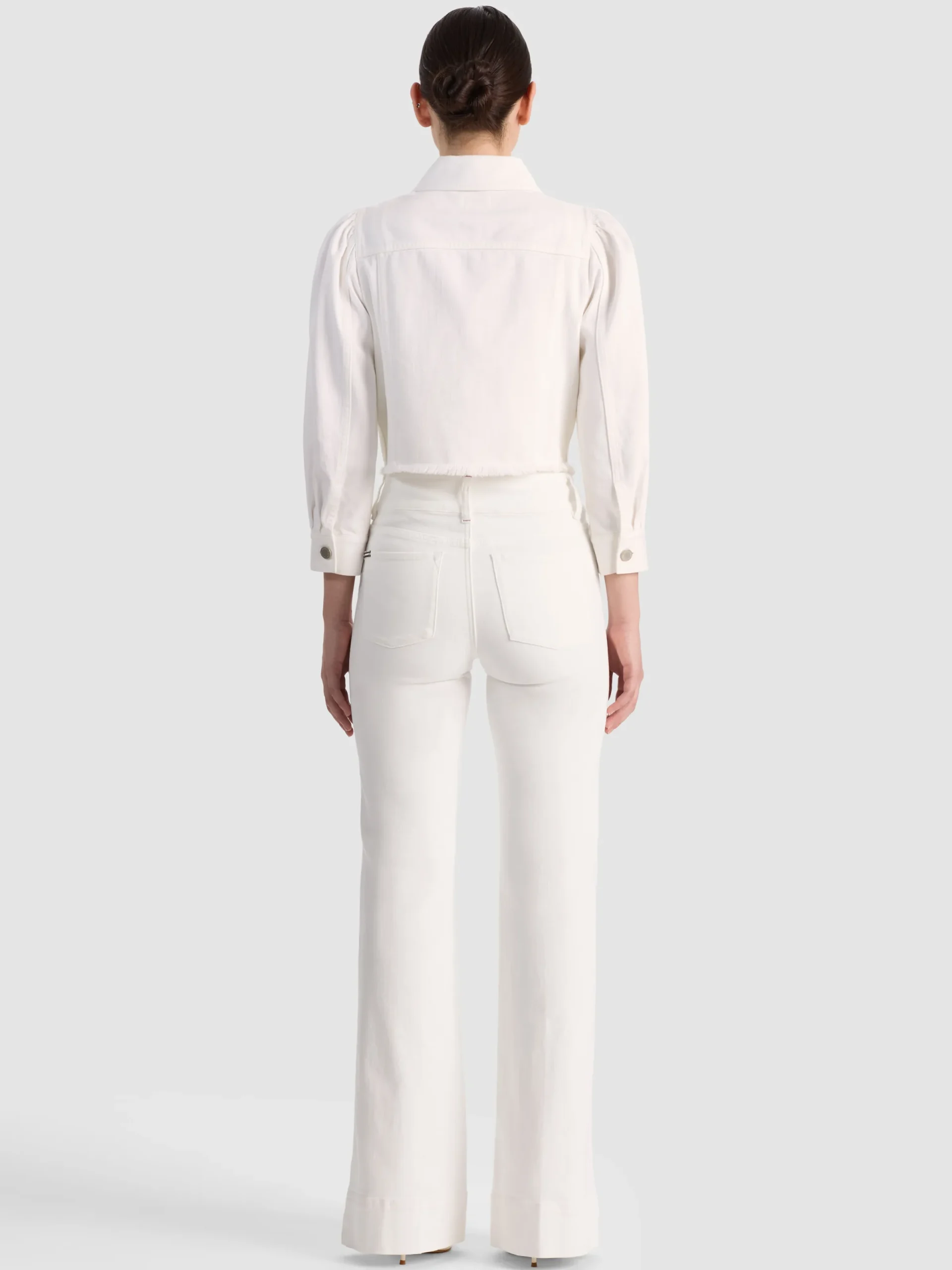 Alice and Olivia DENIM*LANA DENIM JACKET ROCKSTAR BLUE