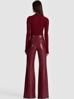 Alice and Olivia PULLOVERS*LANIE POINTELLE PULLOVER BLACK