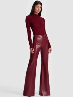 Alice and Olivia PULLOVERS*LANIE POINTELLE PULLOVER BLACK