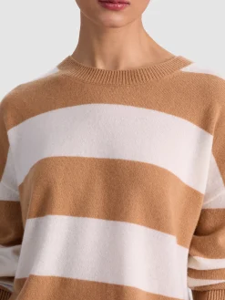 Alice and Olivia PULLOVERS*LAURA CASHMERE PULLOVER GREY MINERAL