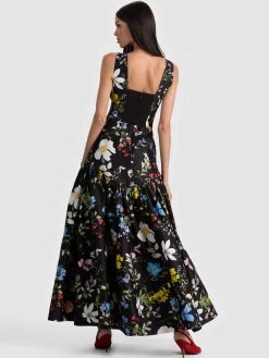 Alice and Olivia MAXI*LILA STRUCTURED BALLGOWN