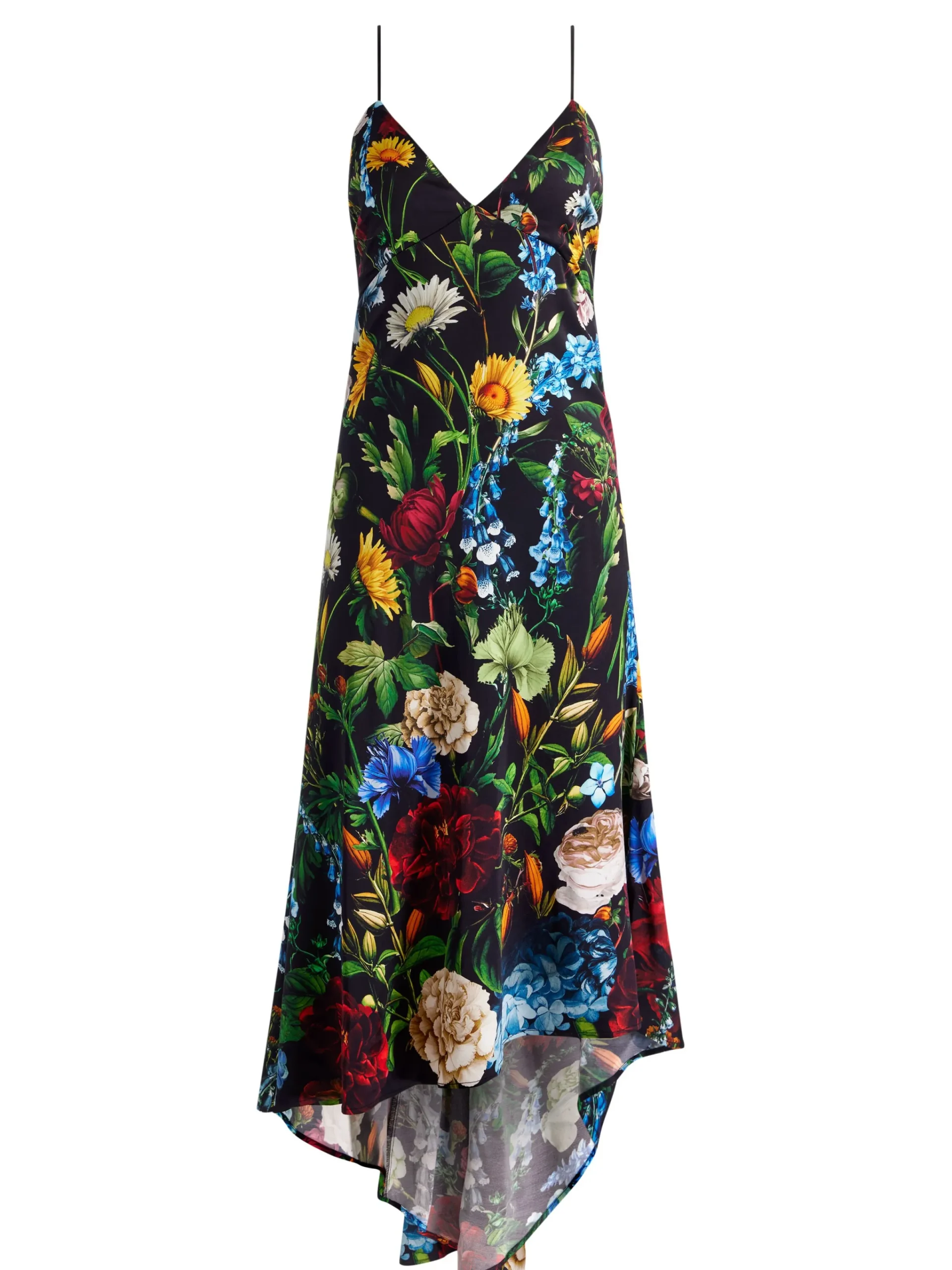 Alice and Olivia MIDI*LUCIANA SLIP DRESS