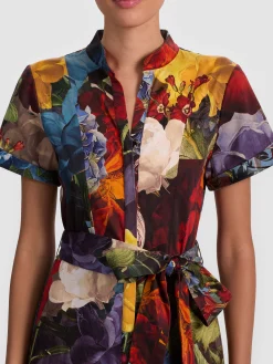 Alice and Olivia MIDI*LUCY MIDI SHIRT DRESS