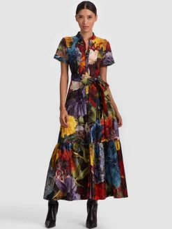 Alice and Olivia MIDI*LUCY MIDI SHIRT DRESS