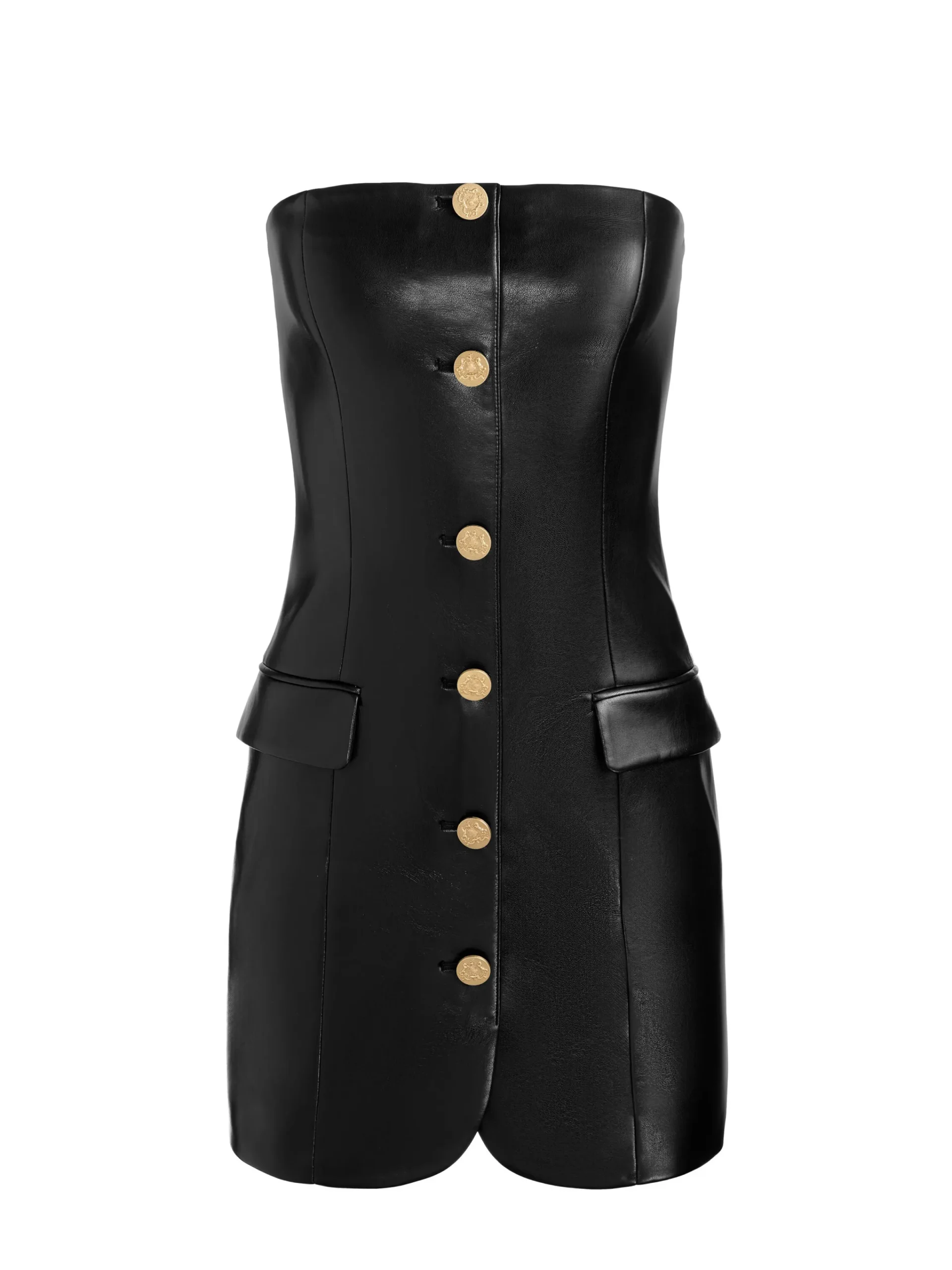 Alice and Olivia MINI*MADISON VEGAN MINI BLAZER DRESS
