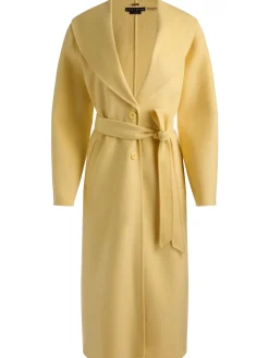 Alice and Olivia COATS*MARCELENE MIDI COAT DARK CHOCOLATE/PRALINE