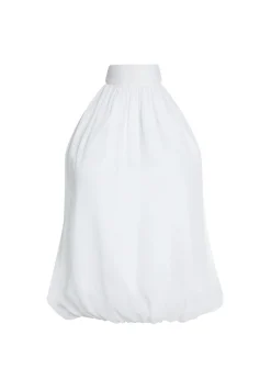 Alice and Olivia ANDREW PANT|JADE MESH BUTTON DOWN*MARIS HALTER TOP BLACK