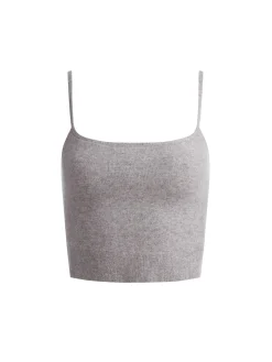 Alice and Olivia TANKS*MAUDE BRALETTE GREY MINERAL