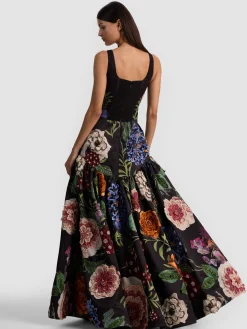 Alice and Olivia MAXI*MAXINE EMBELLISHED GOWN
