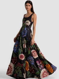 Alice and Olivia MAXI*MAXINE EMBELLISHED GOWN