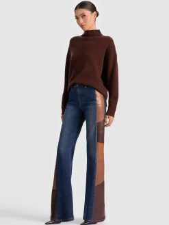 Alice and Olivia PULLOVERS*MELIE CASHMERE PULLOVER BLACK