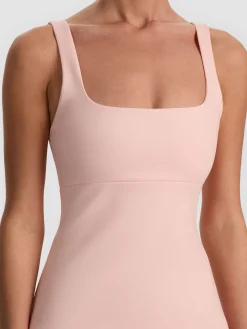 Alice and Olivia MINI*MIKAELA MINI DRESS ENGLISH ROSE